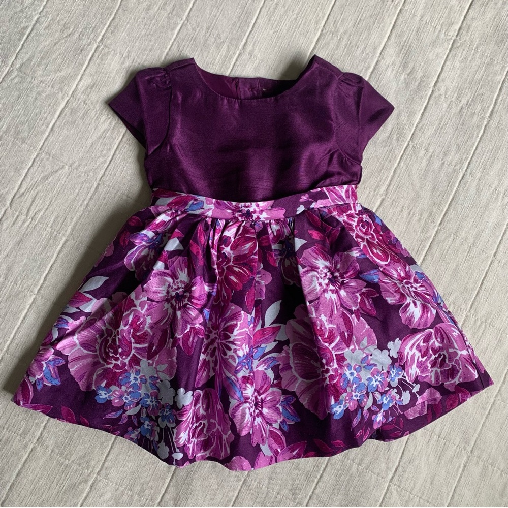 NWT Gymboree Floral Baby Holiday Dress Size 6-12 months